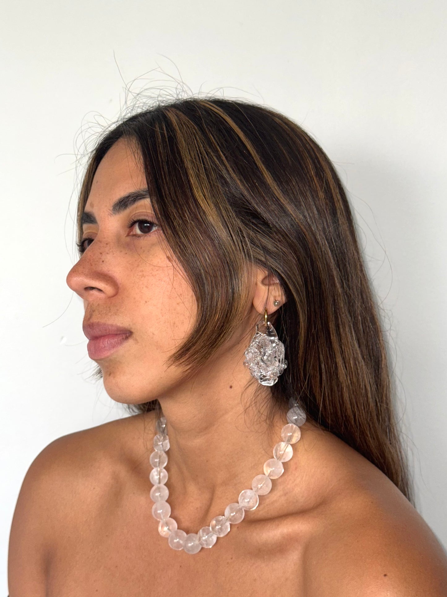 CLEAR ROCA HOOPS