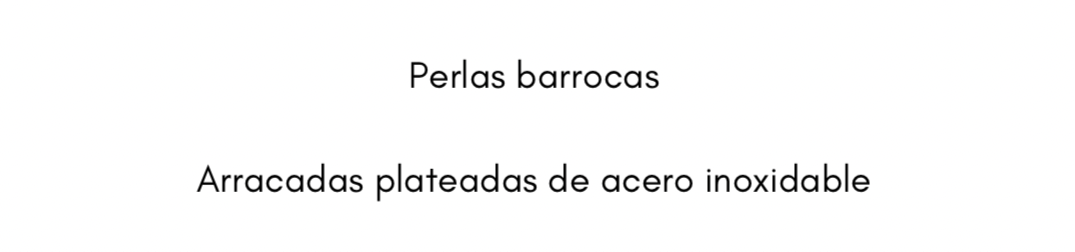 PERLA BARROCA HOOPS