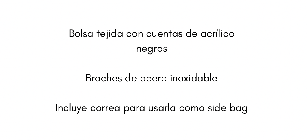 HANDBAG NEGRA