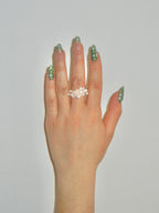 Milk Hedgehog fish Ring