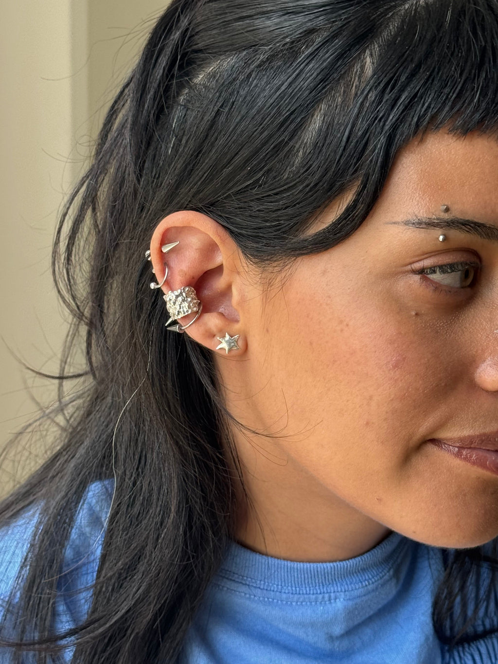 Hedgehog earcuff
