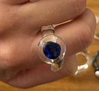 Gem ring Azul