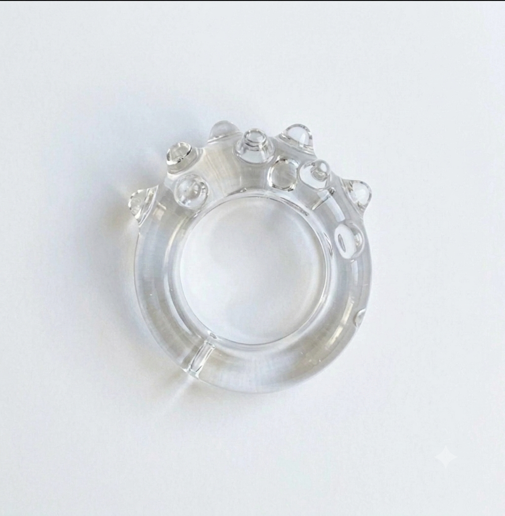 Clear Hedgehog fish Ring