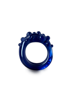 Deep blue Hedgehog fish Ring