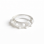 Milk Hedgehog fish Ring
