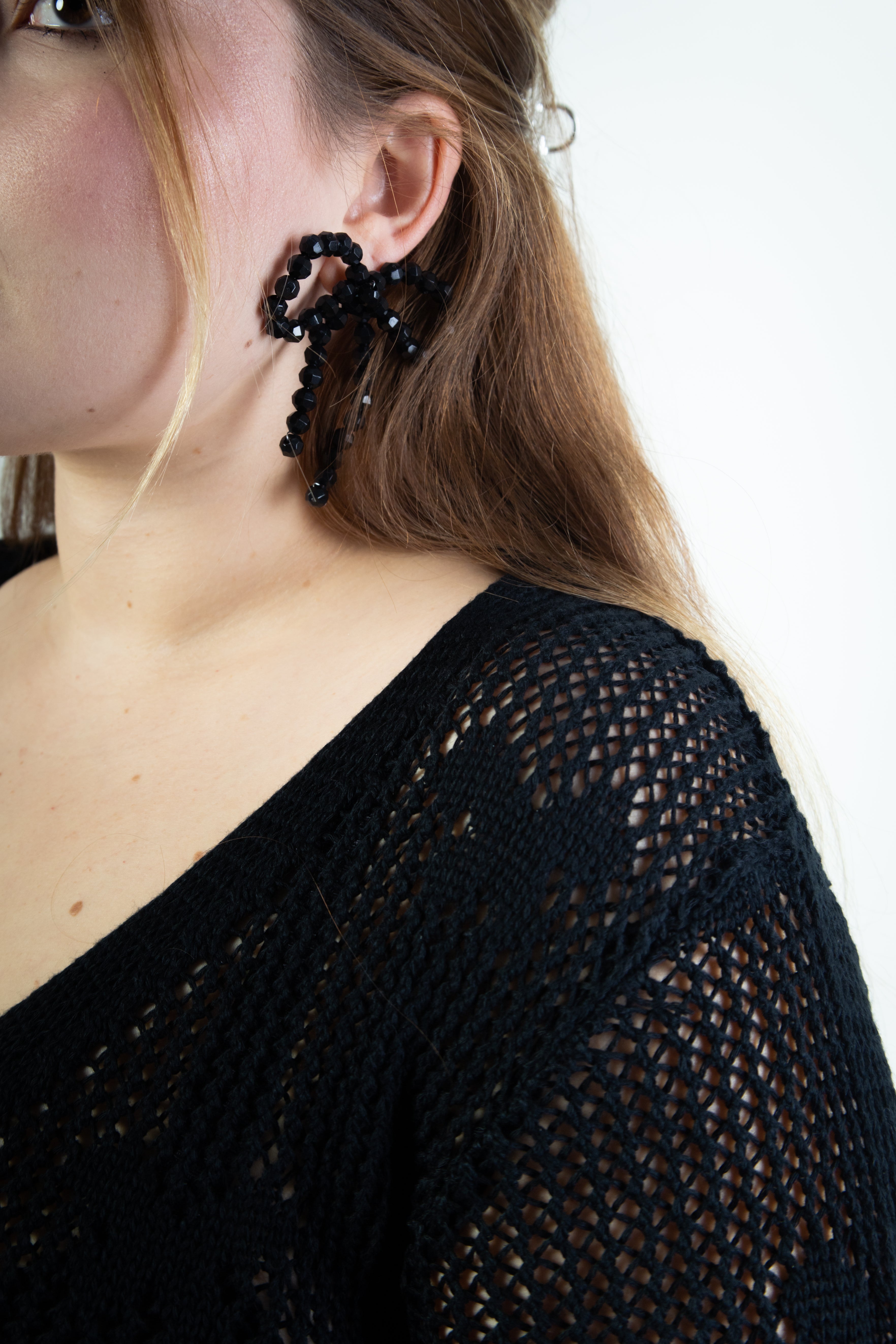 Lil bows Solid black