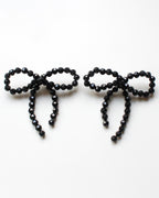 Lil bows Solid black